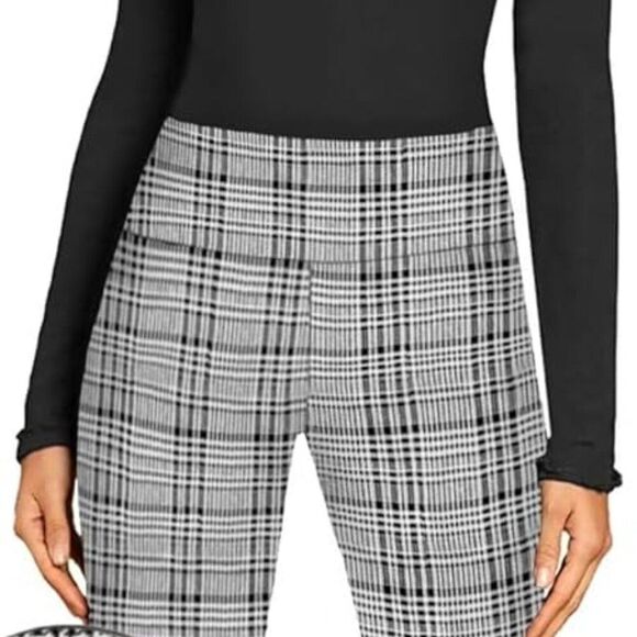 Emma & Olivia Pants - Emma & Olivia Pull On Plaid Trousers Size 12